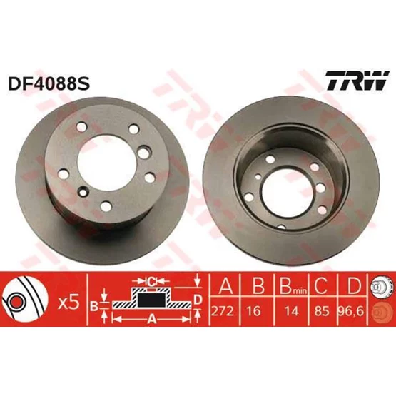 2D0615601A Lt 2D0615601a Disk Fren Aynası Arka (Takım) Ad