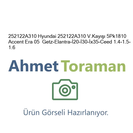 Hyundai 252122A310 Accent 252122A310 V.Kayışı 5Pk1810 Acc