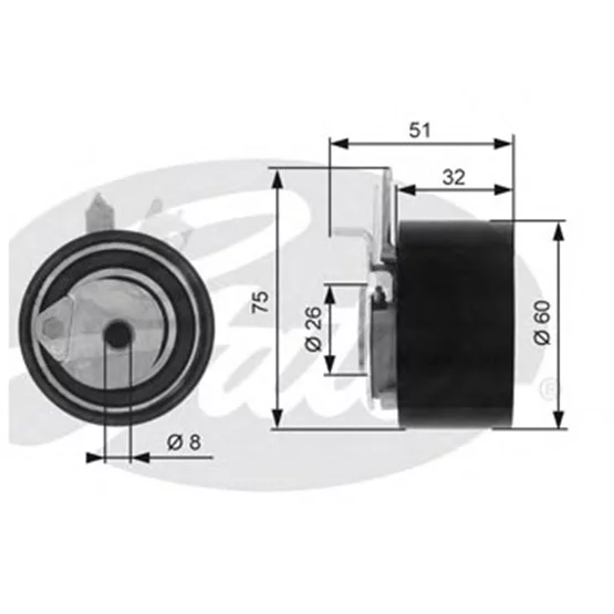 8200585574 Logan 8200585574 Gergi Kütüğü T43014 Kango (05