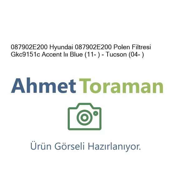 Hyundai 087902E200 Accent 087902E200 Polen Filtresi Gkc91
