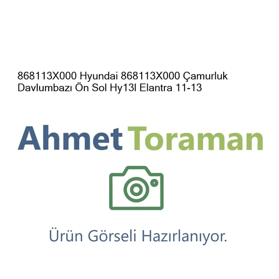 Hyundai 868113X000 Elantra 868113X000 Çamurluk Davlumbazı