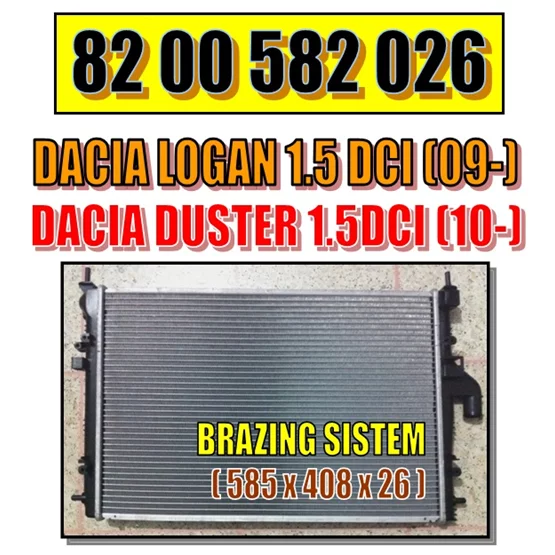 8200582026 Duster 8200582026 Radyatör Ra0231050 Duster (1