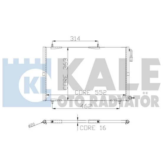 6455CH P206 6455Ch Klima Radyatörü 200Abc040 P206 (6455Ch
