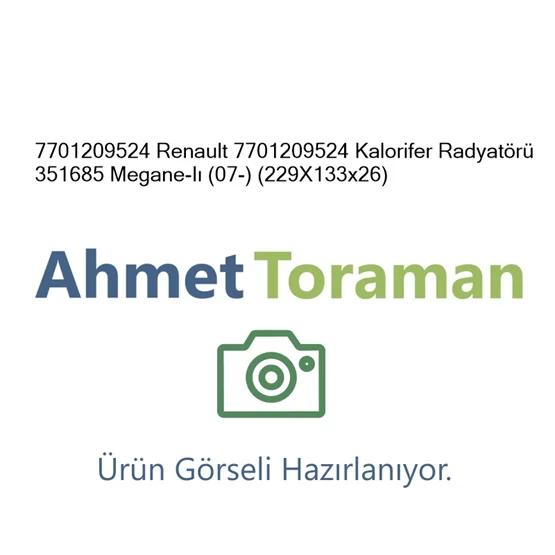 Renault 7701209524 Megane 7701209524 Kalorifer Radyatörü 