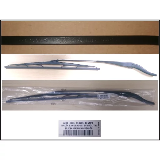 Dacia 288866802R Sandero 288866802R Silecek Kolu+Süpürge 