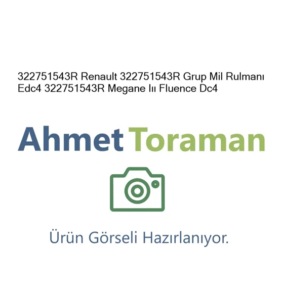 Renault 322751543R Fluence 322751543R Grup Mil Rulmanı Ed