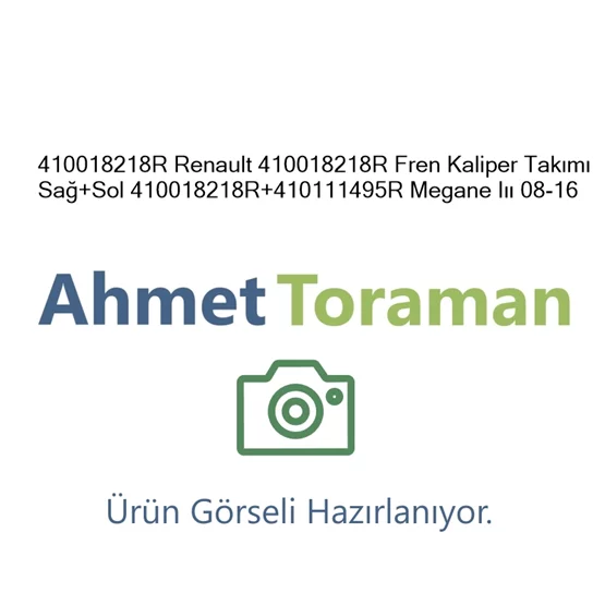 Renault 410018218R Megane 410018218R Fren Kaliper Takımı 