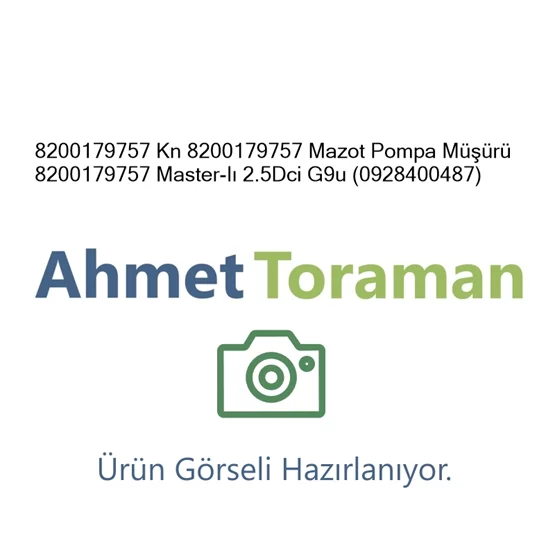  8200179757 Knmodel 8200179757 Mazot Pompa Müşürü 8200179