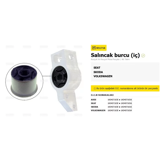 1K0407183E 1K0407183A A3 1K0407183e 1K0407183a Salıncak B