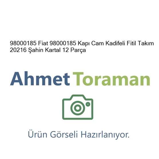 Fiat 98000185 Dks 98000185 Kapı Cam Kadifeli Fitil Takım 