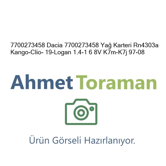 Dacia 7700273458 Logan 7700273458 Yağ Karteri Rn4303a Kan