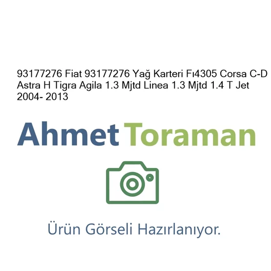 Fiat 93177276 Linea 93177276 Yağ Karteri Fı4305 Corsa C-D