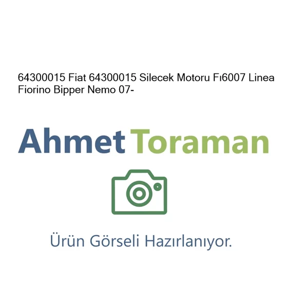 Fiat 64300015 Linea 64300015 Silecek Motoru Fı6007 Linea 