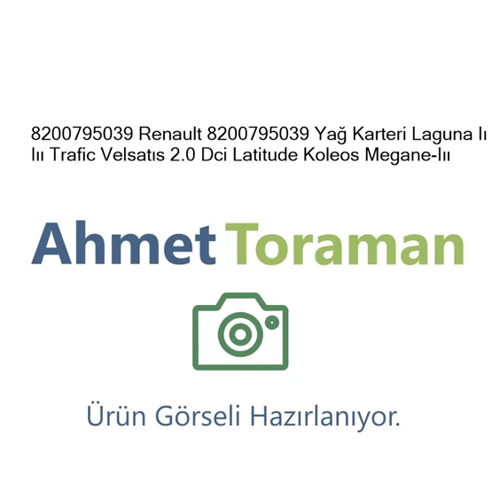Renault 8200795039 Koleos 8200795039 Yağ Karteri Laguna I